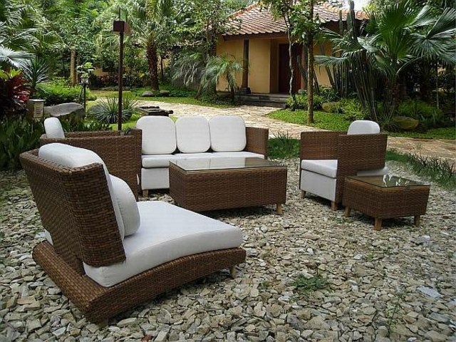 Salon de jardin en résine tressée   Casablanca Maroc, mobilier de jardins meubles,
Décoration  de jardin   
